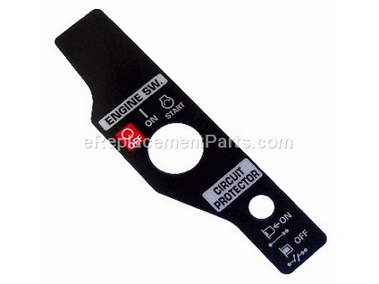 Official Honda 87529-Z4T-840 Mark- Control Box - External