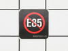 E85 Label – Part Number: 940872001
