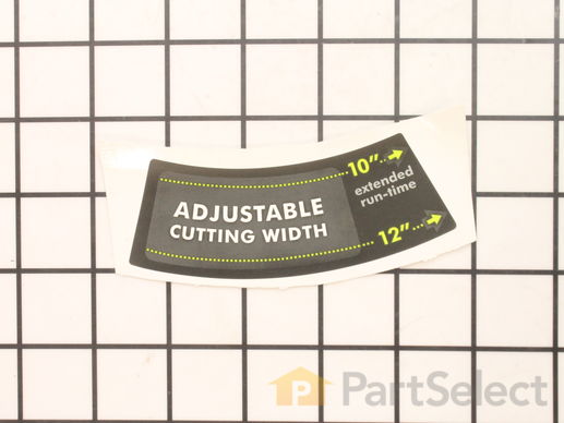 10033507-1-M-Ryobi-941606001-Adjustable Cutting Width Label