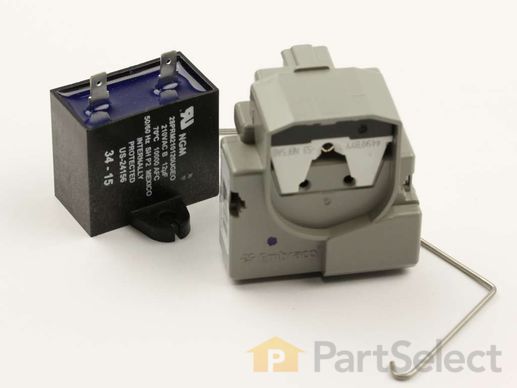 10061312-1-M-LG-CLS30820101-Refrigerator Compressor Start Relay and Overload Assembly