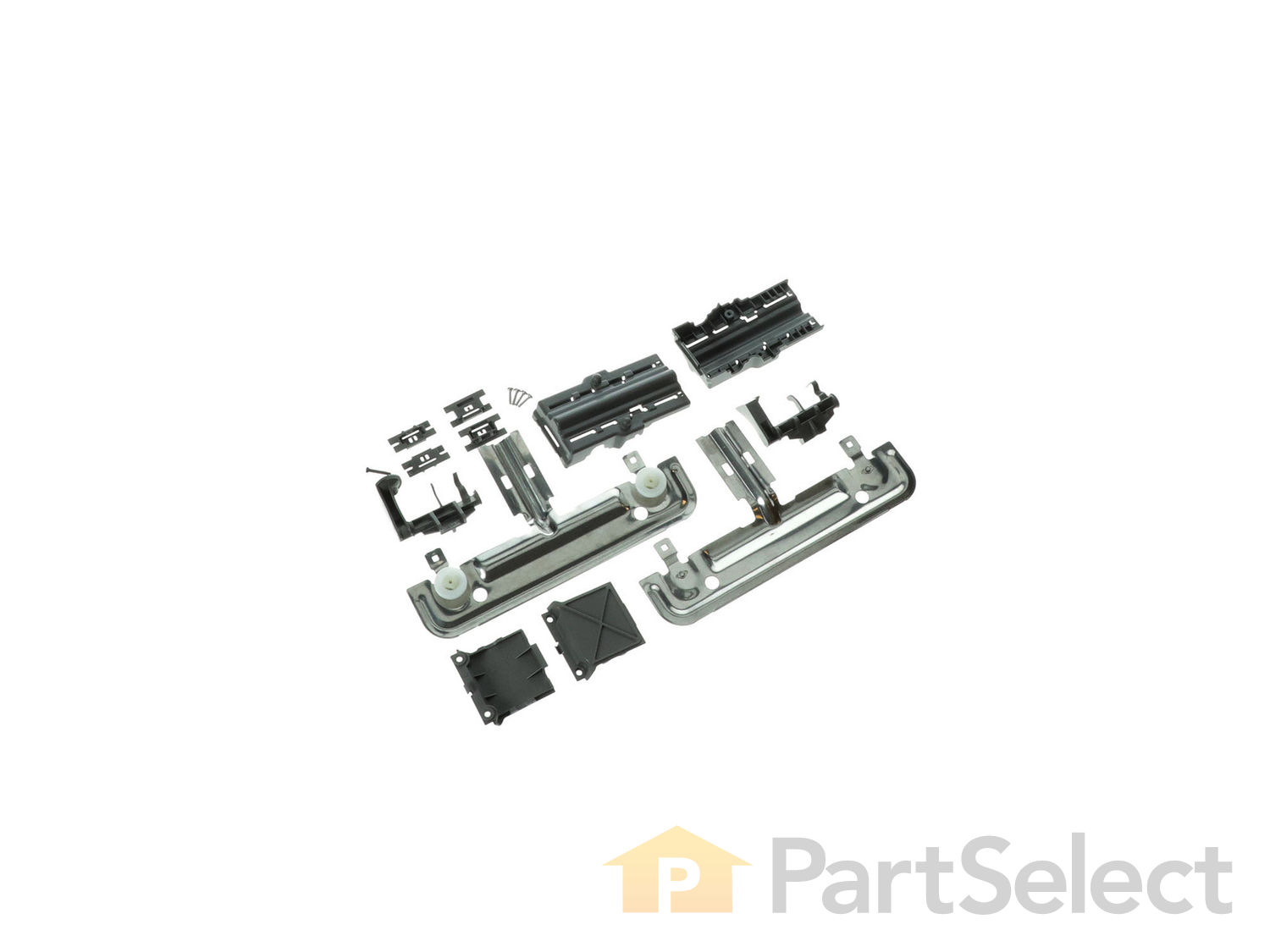 W10712394 Whirlpool Dishwasher Upper Rack Adjuster Kit
