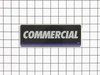 Decal, Commercial, Control Panel – Part Number: 7100181YP