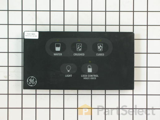 1016064-1-M-GE-WR55X10444        -Recess Display - 4-Button - Black