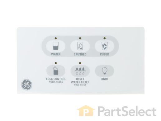 1016638-1-M-GE-WR55X10518        -Dispenser Control Board with Touchpad - White