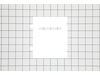 Microwave Canopy Mica – Part Number: WB06X10638 Microwave Canopy Mica – Part Number: WB06X10638