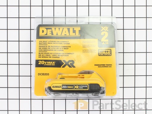 10186788-1-M-DeWALT-DCB203-20V Li-Ion 2.0 Ah Power Tool Battery