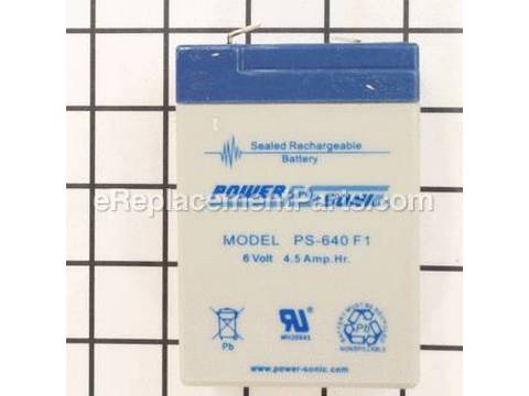 10241177-1-M-Coleman-5010000727-6 Volt Rechargeable Battery
