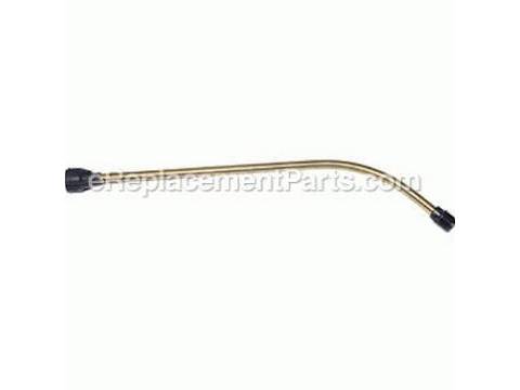 10290307-1-M-Chapin-3-7755-12-12&#34; Curved Poly Brass Extension