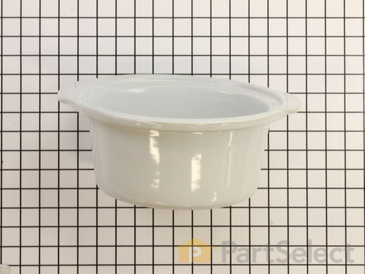 10469054-1-M-Proctor Silex-990004901-Crock-2.5/3 Qt, Oval, White