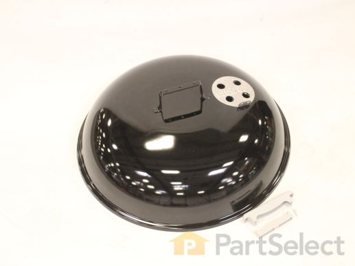 10511252-1-M-Weber-65174-Lid, 22.5 -black, Handle Not