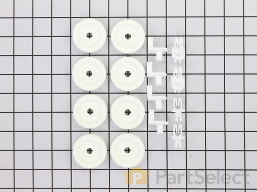 11726733-1-M-GE-WD35X21038-Dishwasher Lower Rack Wheel Kit 8 Pack