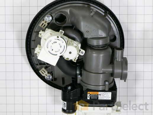 11731612-1-M-Whirlpool-W10861526-Dishwasher Pump and Motor Assembly