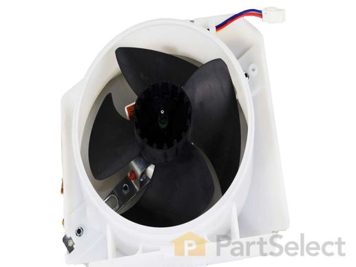11737118-1-M-GE-WR60X25869-Condenser Fan Motor and Housing Assembly