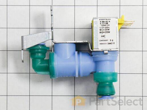11738514-1-M-Whirlpool-WP12544124-Water Inlet Valve Assembly