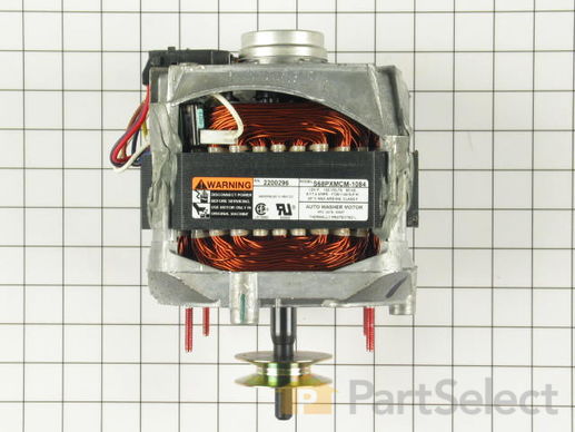 11740597-1-M-Whirlpool-WP27001215-2-Speed Drive Motor with Pulley