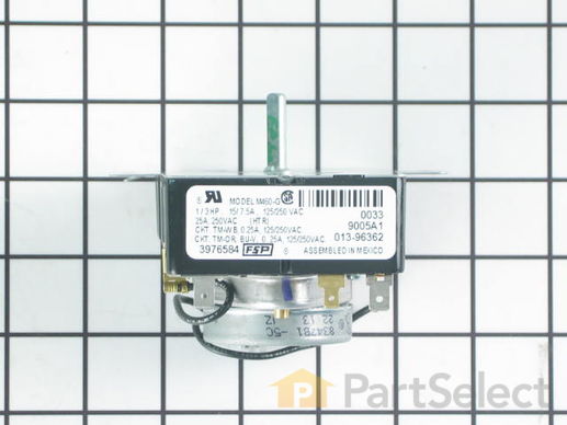 11742175-1-M-Whirlpool-WP3976584-Timer Assembly, 60 Hz.