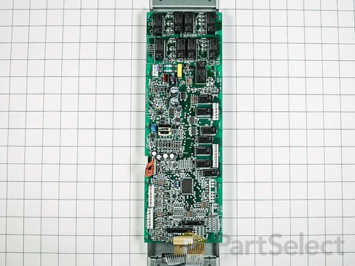 11742908-1-M-Whirlpool-WP5701M799-60-Electronic Control Board with Overlay - Black