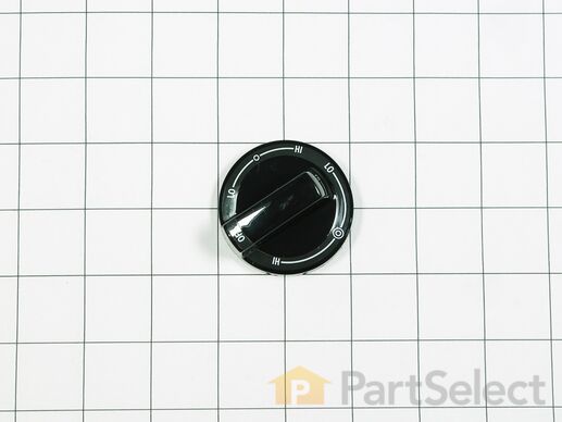 11744716-1-M-Whirlpool-WP7737P417-60-Knob - Black -  Right Front and Left Front