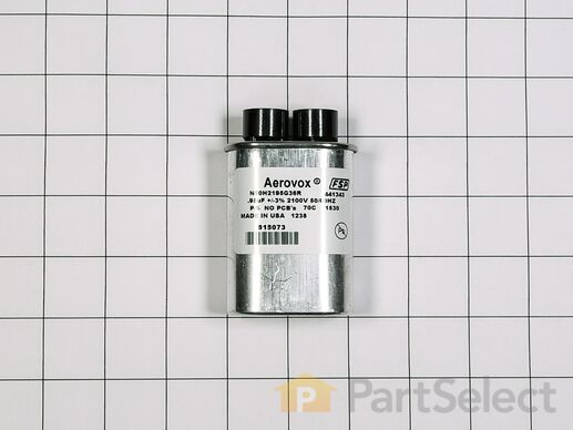 11744888-1-M-Whirlpool-WP815073-High-Voltage Capacitor - 2100V 50/60Hz .95Uf
