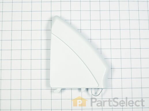 11746465-1-M-Whirlpool-WP8559502-Control Panel End Cap - White - Left Side