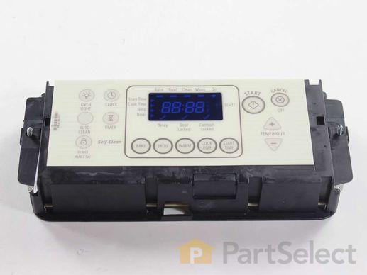 11748414-1-M-Whirlpool-WPW10114378-Control Board with Overlay - Biscuit