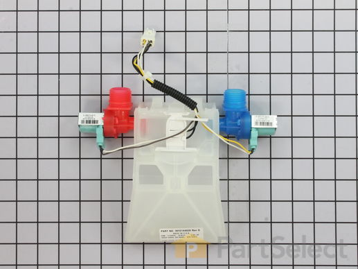 Washer Water Inlet Valve with Thermistor – Part Number: WPW10144820