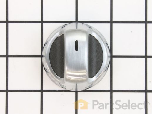 11749166-1-M-Whirlpool-WPW10156260-Knob - Stainless Steel - LF, LR and RR