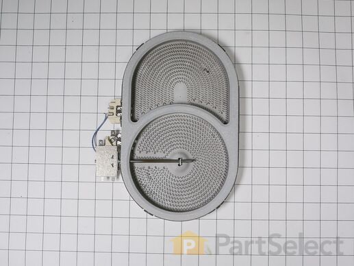 11751048-1-M-Whirlpool-WPW10248257-Radiant Surface Element with Limiter - 1000W - Left Rear