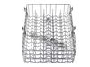 11751201-2-S-Whirlpool-WPW10253040-Dishwasher Upper Dishrack w/Middle Arm And Tube