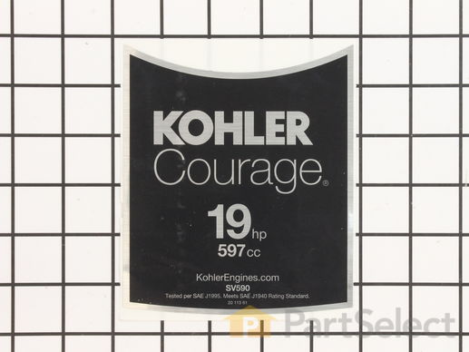 11814569-1-M-Kohler-2011361-S-Label, 19 Hp (Sv590) - Use 20 113 61-S
