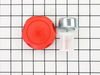 11835127-1-S-Ariens-52107500-Fuel Tank Cap - Red Plastic Vented Bayonet Style