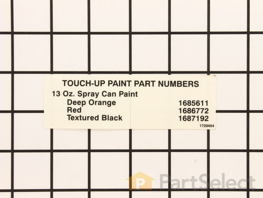 11836917-1-M-Snapper-1720454SM-Decal, Touch Up Paint Orange, Black, Red