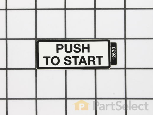 11837176-1-M-Snapper-7012639YP-Decal, Push To Start