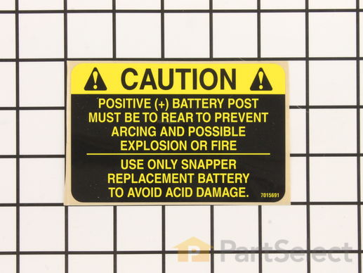 11837320-1-M-Snapper-7015691YP-Decal, Caution, Battery