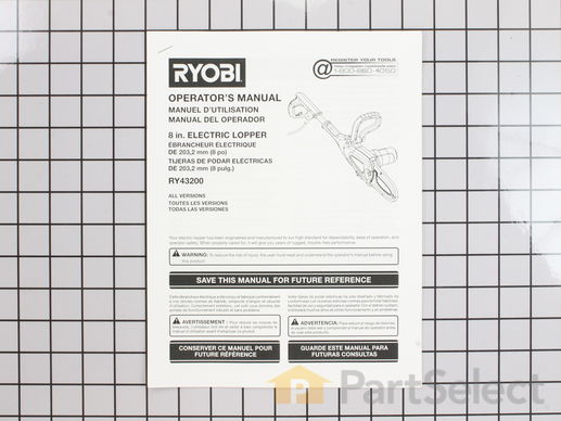 11861091-1-M-Ryobi-990000728-Operators Manual