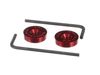 Kitchen Aid Handle Medallions (Red) – Part Number: W10846207