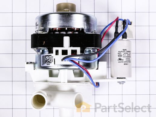 12342761-1-M-GE-WD19X23664- WASH PUMP Assembly