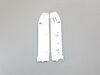 Refrigerator Drawer Slide Rail End Cap Set – Part Number: W11197396 Refrigerator Drawer Slide Rail End Cap Set – Part Number: W11197396