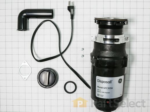 12725429-1-M-GE-GFC325N-1/3HP CONTINUOUS FEED DISPOSER -CORDED
