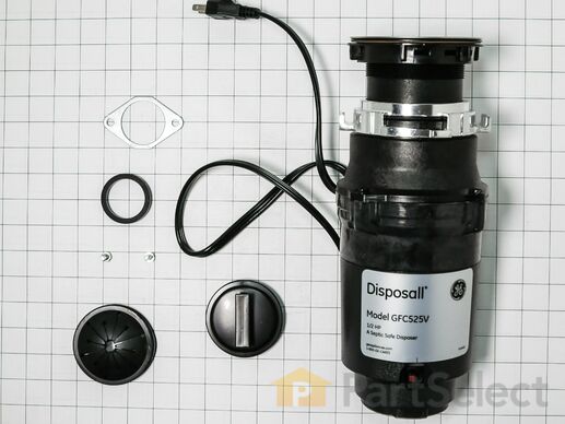 12725431-1-M-GE-GFC525N-1/2hp Continuous Feed Disposer Corded