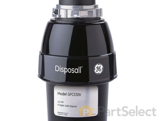 12725432-1-M-GE-GFC530N-1/2HP CONTINUOUS FEED DISPOSER-NONCORDED
