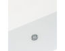 12742961-1-S-GE-WB56X32220-WHITE OUTER OVEN DOOR GLASS