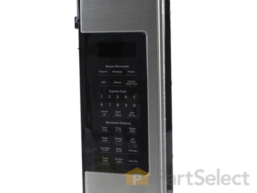 12743084-1-M-GE-WB56X35707-STAINLESS STEEL CONTROL PANEL