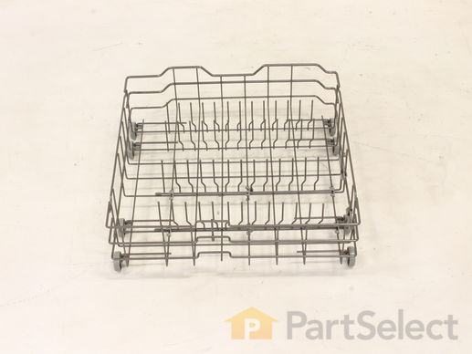 12749241-4-M-GE-WD28X25960-Dishwasher Complete Lower Service Rack Assembly