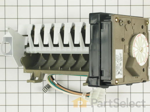 1569082-1-M-Whirlpool-1110702A-Ice Maker Kit with Flat Plug Connector