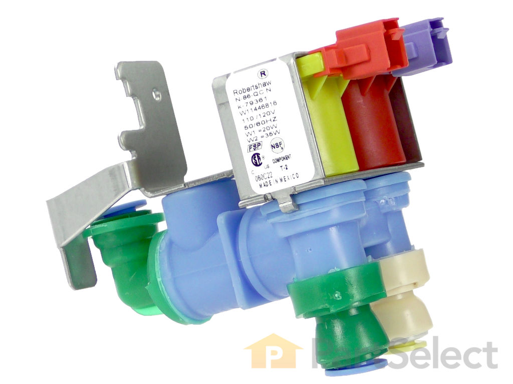 Genuine OEM Whirlpool Refrigerator Water Inlet Valve W10822681
