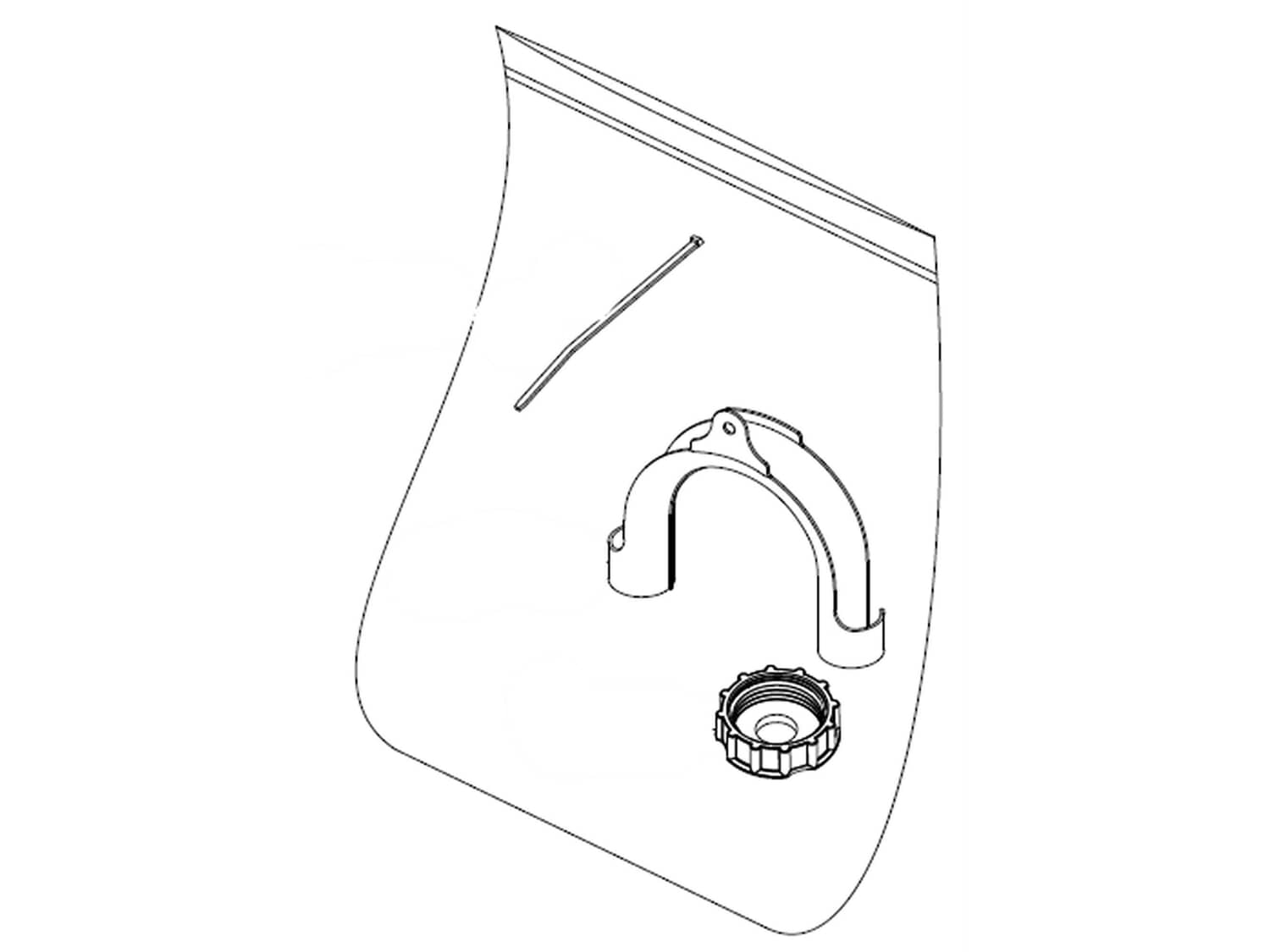 Official Samsung DC98-02985A Washer Drain Accessory – PartSelect.com