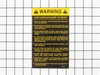 DECAL SAFETY INSTRUC – Part Number: 7022448YP