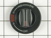 2007393-2-S-Whirlpool-12500060-Set of Five Surface Burner Knobs