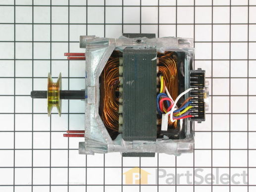 2027909-1-M-Whirlpool-27001215-2-Speed Drive Motor with Pulley